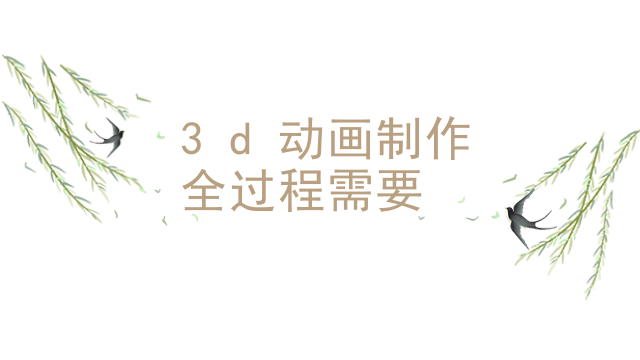 3d动画制作全过程需要