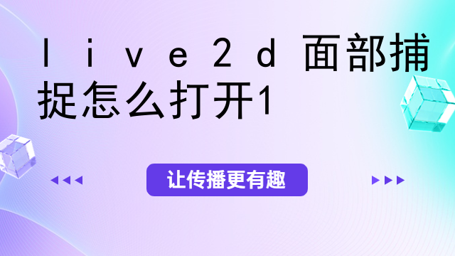 live2d面部捕捉怎么打开