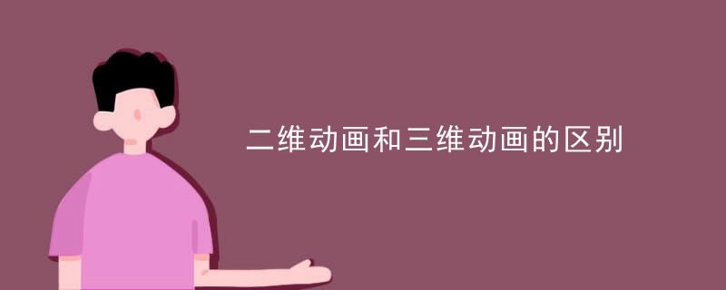 二维动画和三维动画的区别